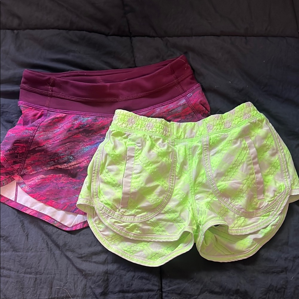Girl’s Ivivva shorts, two pair